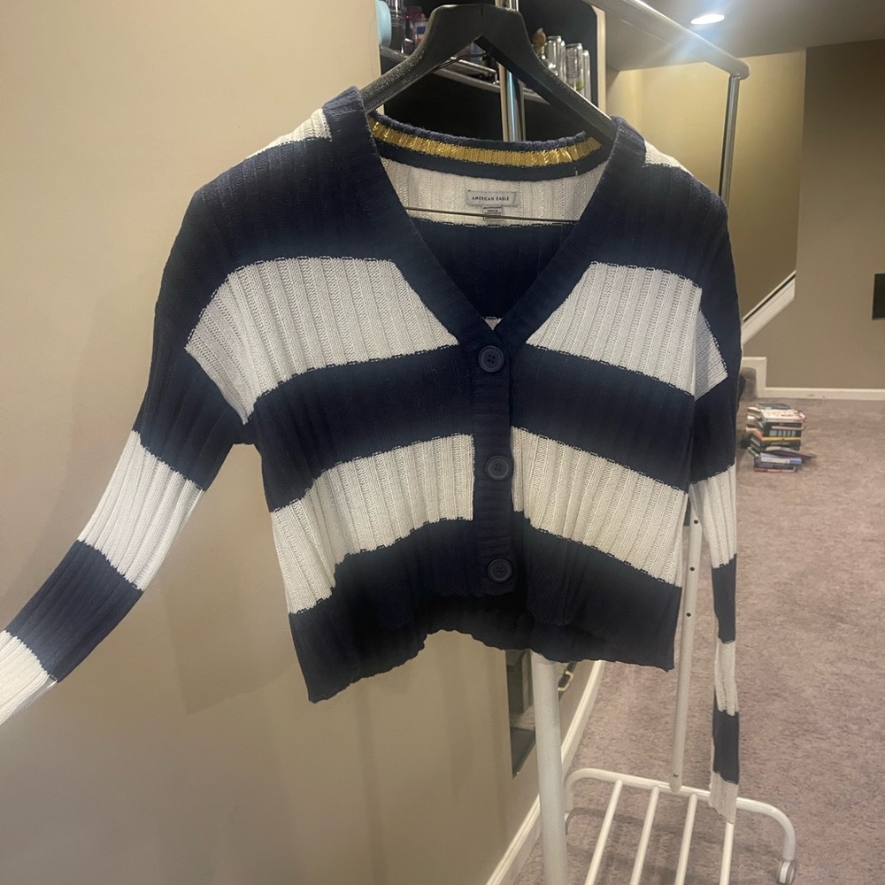 American Eagle Cropped Cardigan